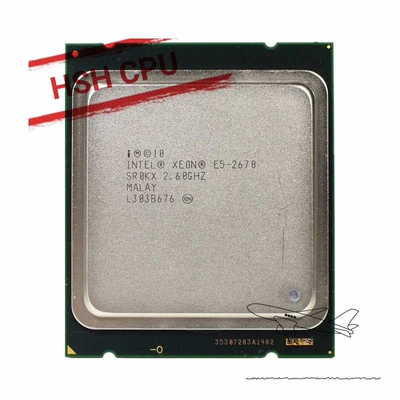 

Процессор Intel xeon e5 2670 2,6 ГГц 20 Мб кэш-памяти 8,00 ГТ/с LGA 2011 SROKX C2 Стандартный Восьмиядерный 16-поточный процессор