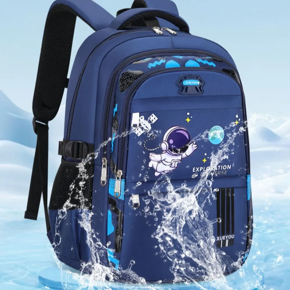 우주인 프린트 어린이 배낭 방수 대용량 1 차 책 가방, 모칠라 정형외과 어린이 학교 가방, 어린이 선물