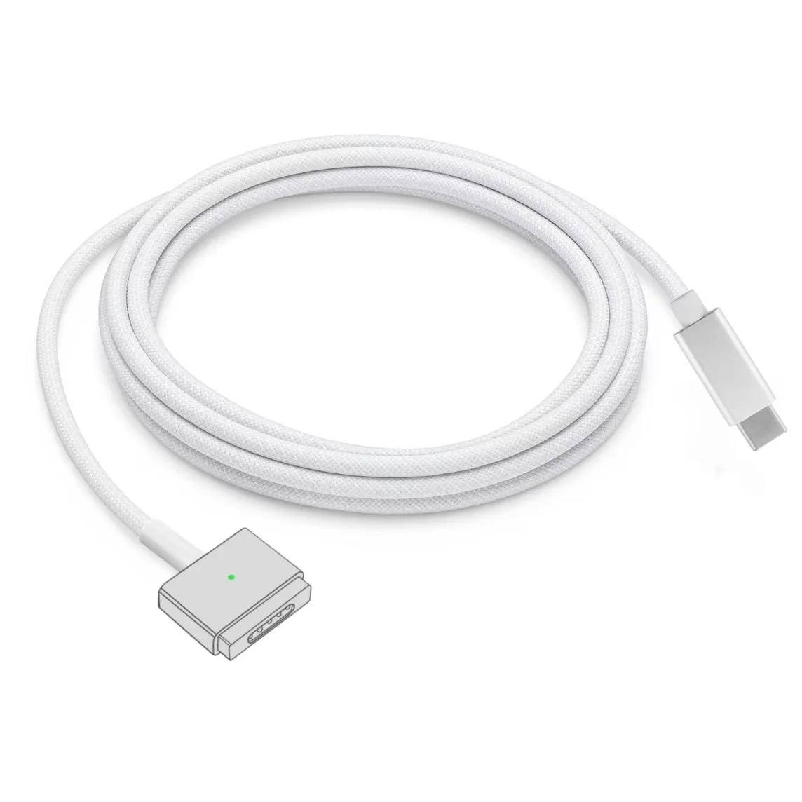 Magnetic Braided USB-C to Magnetic Charging Cable
