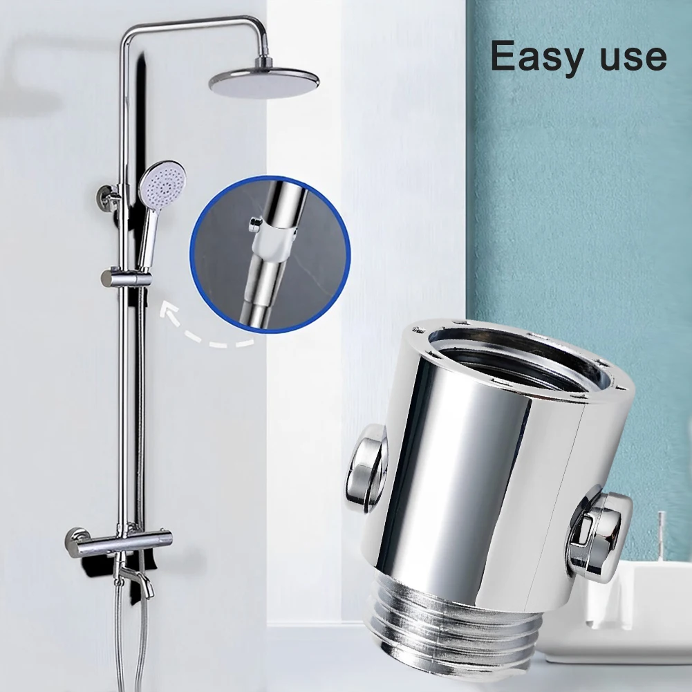 Universal Shut Off Valve Shower Accessories Bidet Sprayer Button Type Shower Head Connector Bathroom Bathing Water Stop Valve