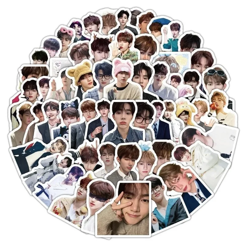 104Pcs 높은 외모 한국 연예인 그룹 Zhang Hao DIY 장식 데칼 노트북 전화 노트북 기타 스케이트 보드 팬 선물