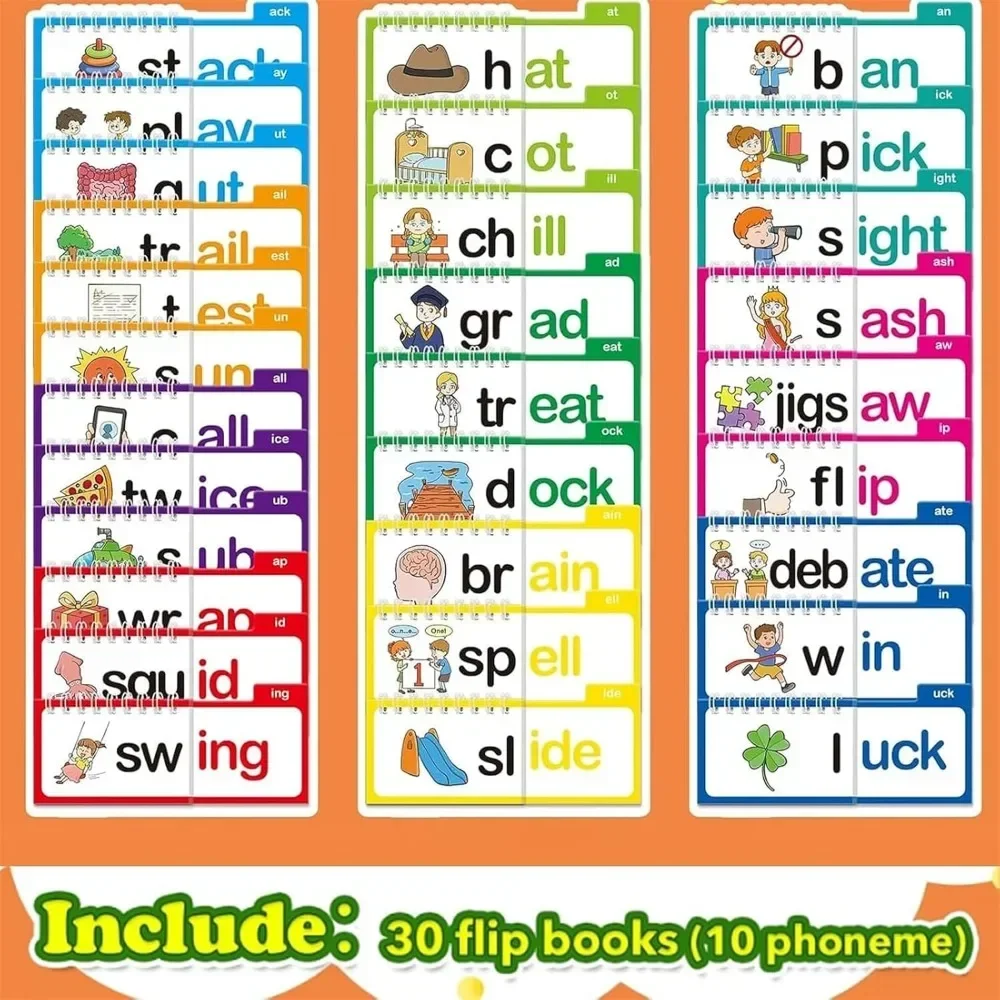 30PCS Reading Flip Book 2