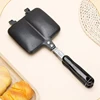 Bread and Toast Breakfast Maker, Toasted Sandwich Maker, Hot Sandwich Pan, Non-Stick Aluminum Removable Flip-Flop Skillet 1