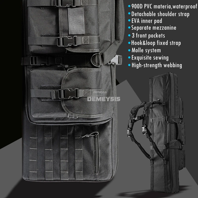 Tactical Gun Bag Nylon Military Rifle Backpack for Sniper Airsoft Paintball Shotgun Molle Pack Shooting Hunting Bags 95cm 116cm