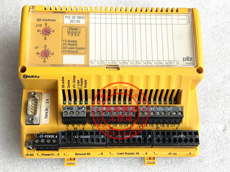 

PSS SB DI808 Original German PILZ/Pierce Safety Module Item Number 301140 In Stock