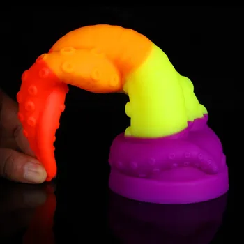 9 Inch Big Dildo Animal Monster Tentacle Dildo For Women Men Gay strong suction cup Hands-free Play Anal Dildo Sex Toy For Women 5