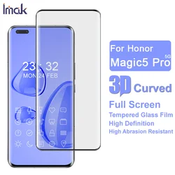 iMak 3D Curved Tempered Glass Screen Protector with Oleophobic Coating and Full Glue Adhesion for Magic5 Ultimate