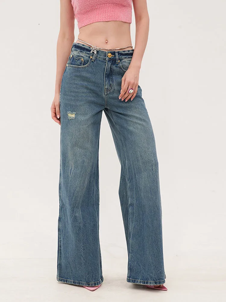 jean-taille-haute-en-denim-pour-femme-pantalon-droit-a-jambes-larges-vintage-motif-d'amour