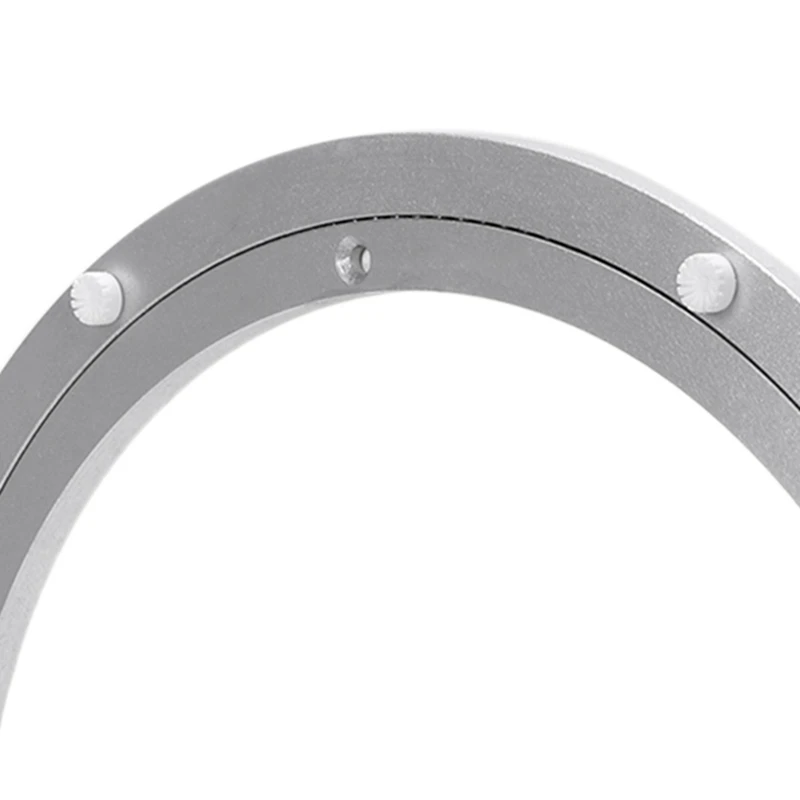 

4X Aluminium Rotating Turntable Bearing Swivel Plate 12 Inch Silver