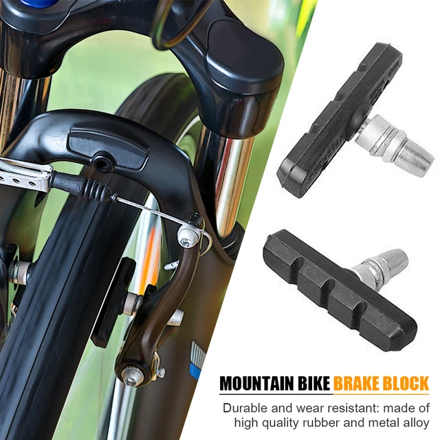 Plaquettes De Frein V-Brake Pour Vélo De Route - Caoutchouc Et Alliage Aluminium, Couleurs Disponibles (Noir, Rouge...)