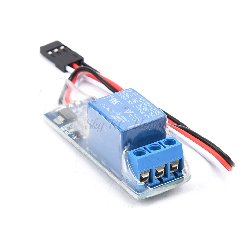 New Rc Pwm Electronic Relay Switch For Diy Model Rc Airplane Navigation