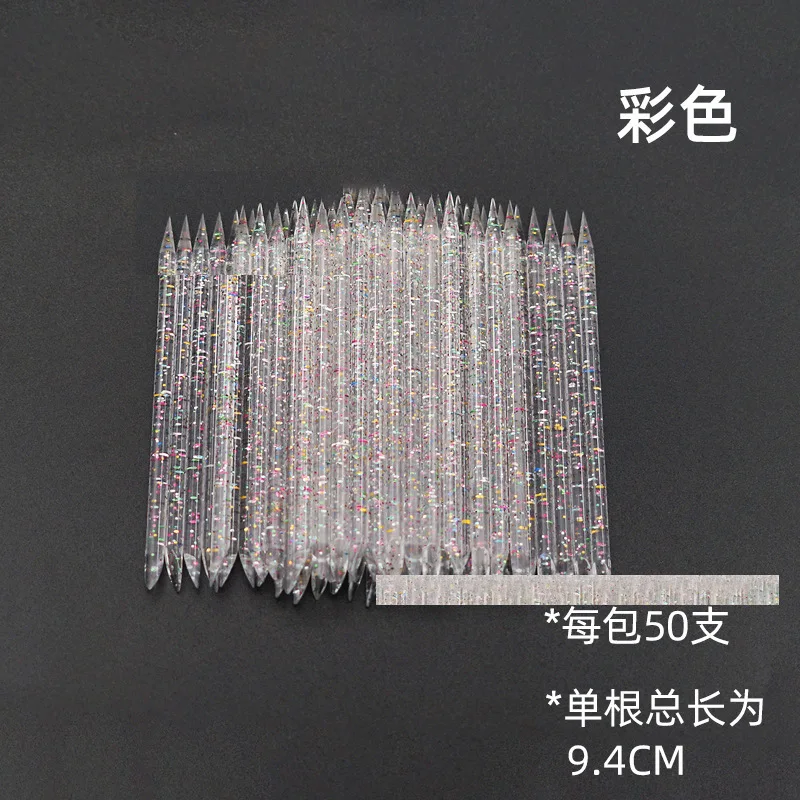 Manicure Tools Nail Art Pusher Cuticle Pusher Nail Manicure Sticks 50pcs