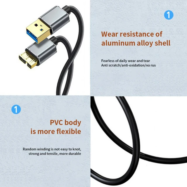 Hard Drive Cable Usb 3.0 Micro B  Sata Cable External Hard Drive - Hard  Drive - Aliexpress