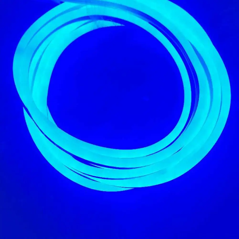 Silicone Led Rope Light Ip65 Waterproof 5m Led Neon Light Strip with Low Voltage Flexible Diy Super Bright Side Soft for Outdoor led strip 5050 220v waterproof flexible light 60led m super bright led ribbon with power plug 1m 2m 5m 10m 20m 25m 50m 100m