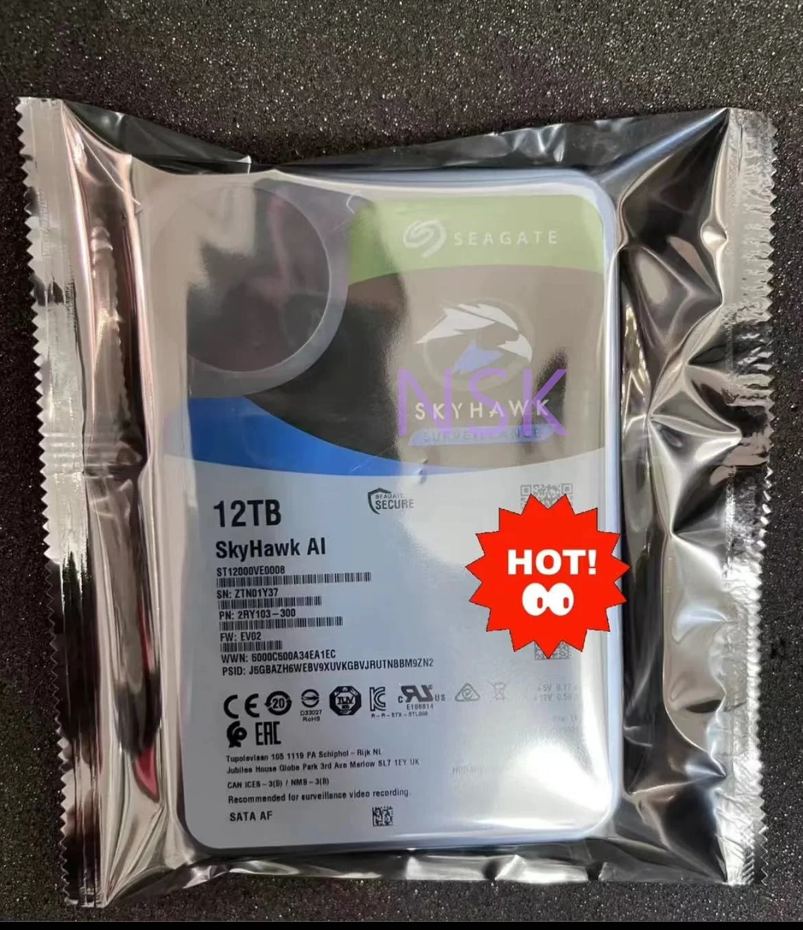 Seagate 12tb Skyhawk 7200 Renewed Seagate Skyhawk AI 12TB HDD