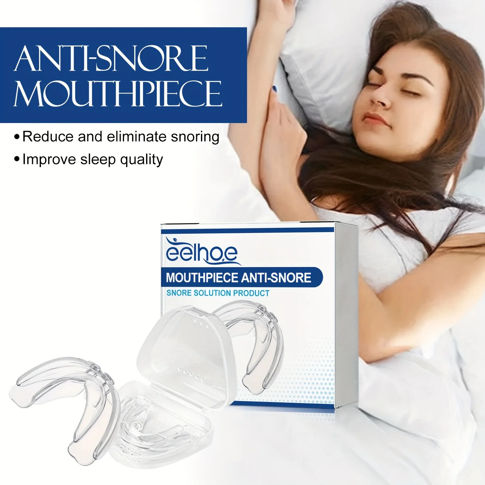 1pc Anti-Snoring Braces, Anti-Snoring Anti-Molar Breathing Smoothing Mouth Guard, Anti-Snoring Braces, Protective Teeth Braces 4