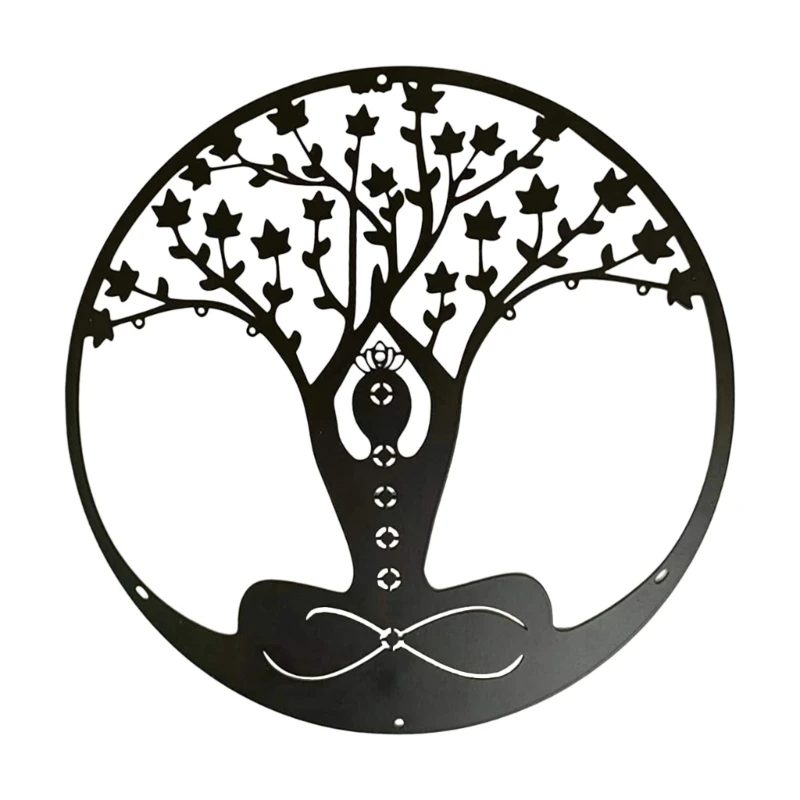 

Life Tree Yogas Metal Wall Decor Decoreative Wall Art Sculpture for Offices Home
