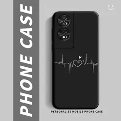 Coque de téléphone en silicone TPU souple et antichoc compatible avec la série TCL 50 - Coque arrière tendance