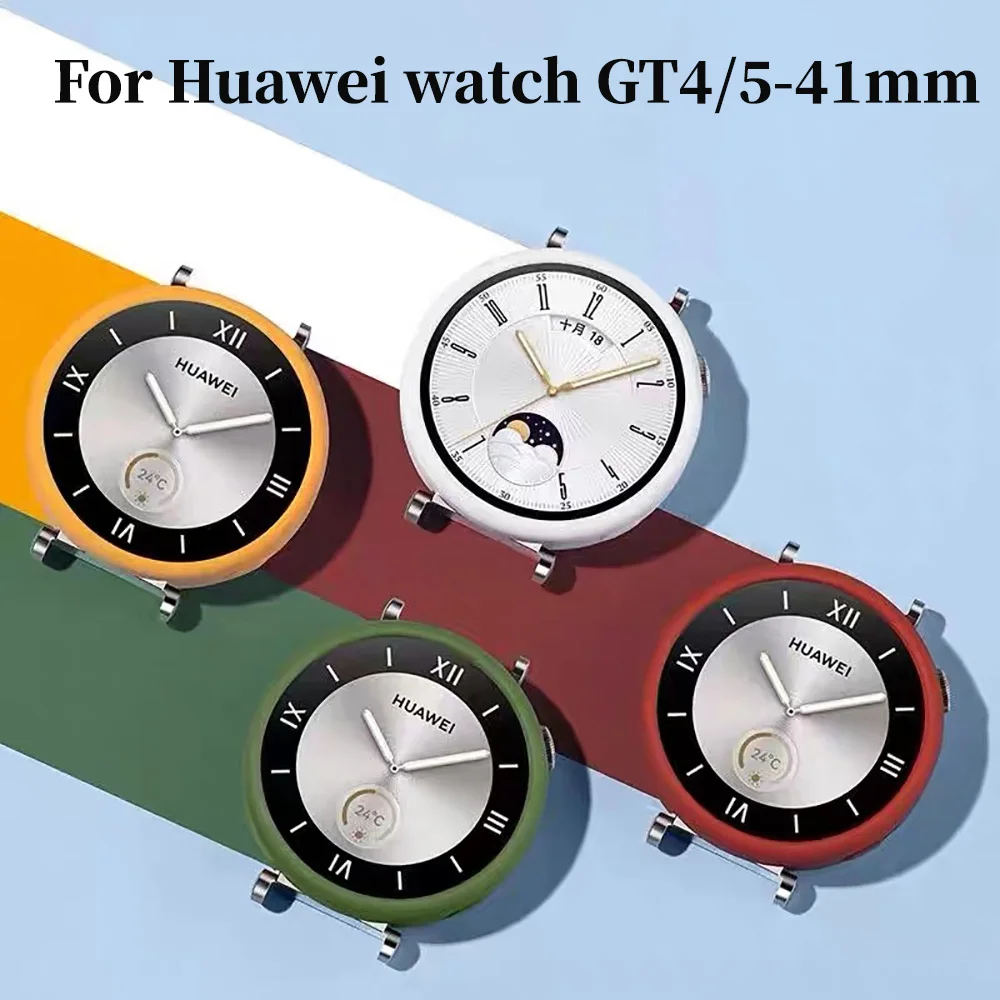 Soft Silicone Shockproof Watch Protector Case - 2-Pack Anti-Scratch Frame Cover Accessory