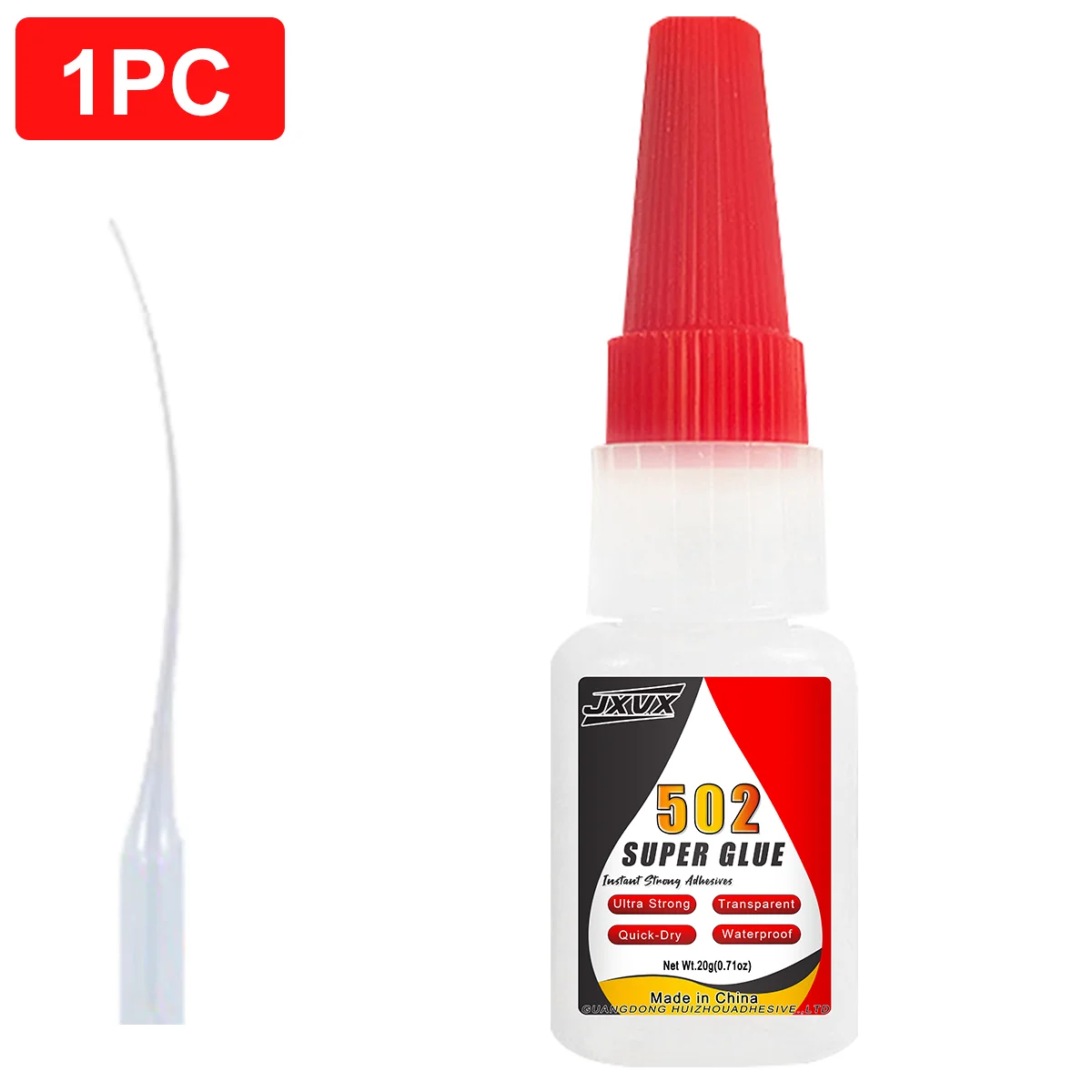 20 גרם / 50 גרם קיבולת גדולה 502 דבק סופר חזק מיוחד, דבק ציאנואקרילט, דבק ציאנואקרילט מיידי מהיר התייבשות, עור, גומי, זכוכית, עץ, מתכת, דבק נוזלי כלי, כולל מפזר, 1-10 יחידות.