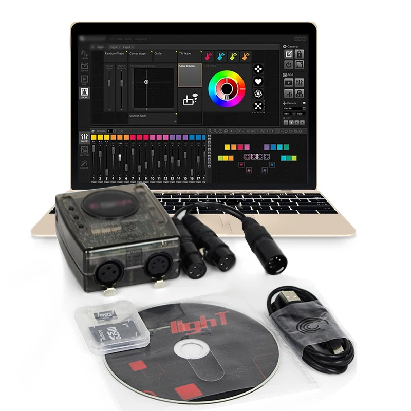 Daslight DVC4 GZM Stage Lighting Control Software 1536 CH DMX512 Control DJ Disco light led