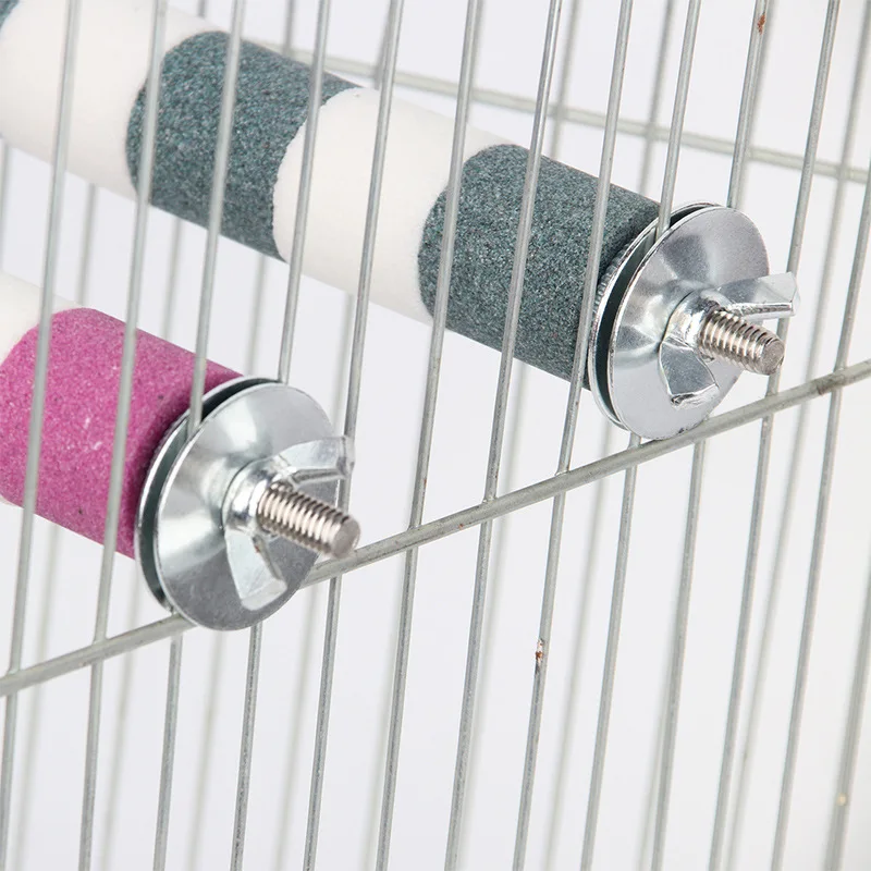Pet Parrot Bird Claw Beak Grinding Perches Stand Rack Claw Grinding Stick Cage pigeon accessories parrot bird perch
