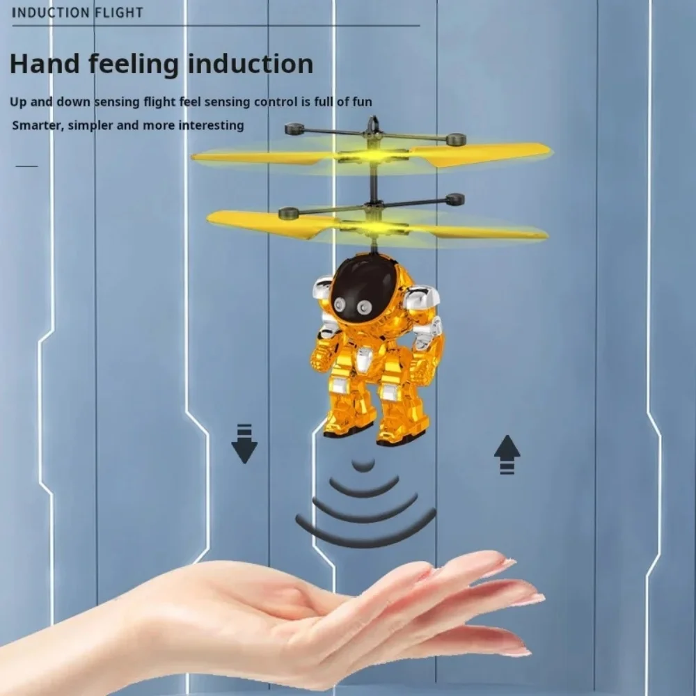Enfant souriant pilotant un drone jouet par gestes, application de contrôle affichée sur tablette, acheter Drone Jouet Enfant avec Détection Gestuelle et Contrôle App