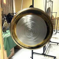 เสียง Healing Gongs-สไตล์ใหม่โลหะผสมนิกเกิล Gong กระจก Chau Gong 22 "-36" ฟรี Mallet ไม้เสียงที่ดีที่สุด Bath เครื่องมือสําหรับโยคะ 3