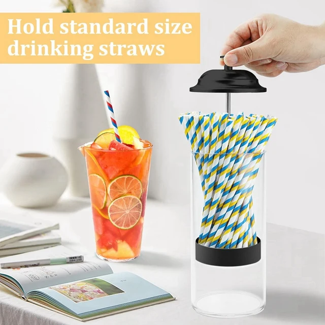 Straw Container Aazon.co Straw Holder For Standard Size Drinking