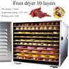 10 Layers Food Dehydration  Vegetables  Fruit Dryer Stainless Steel Commercial Household 2