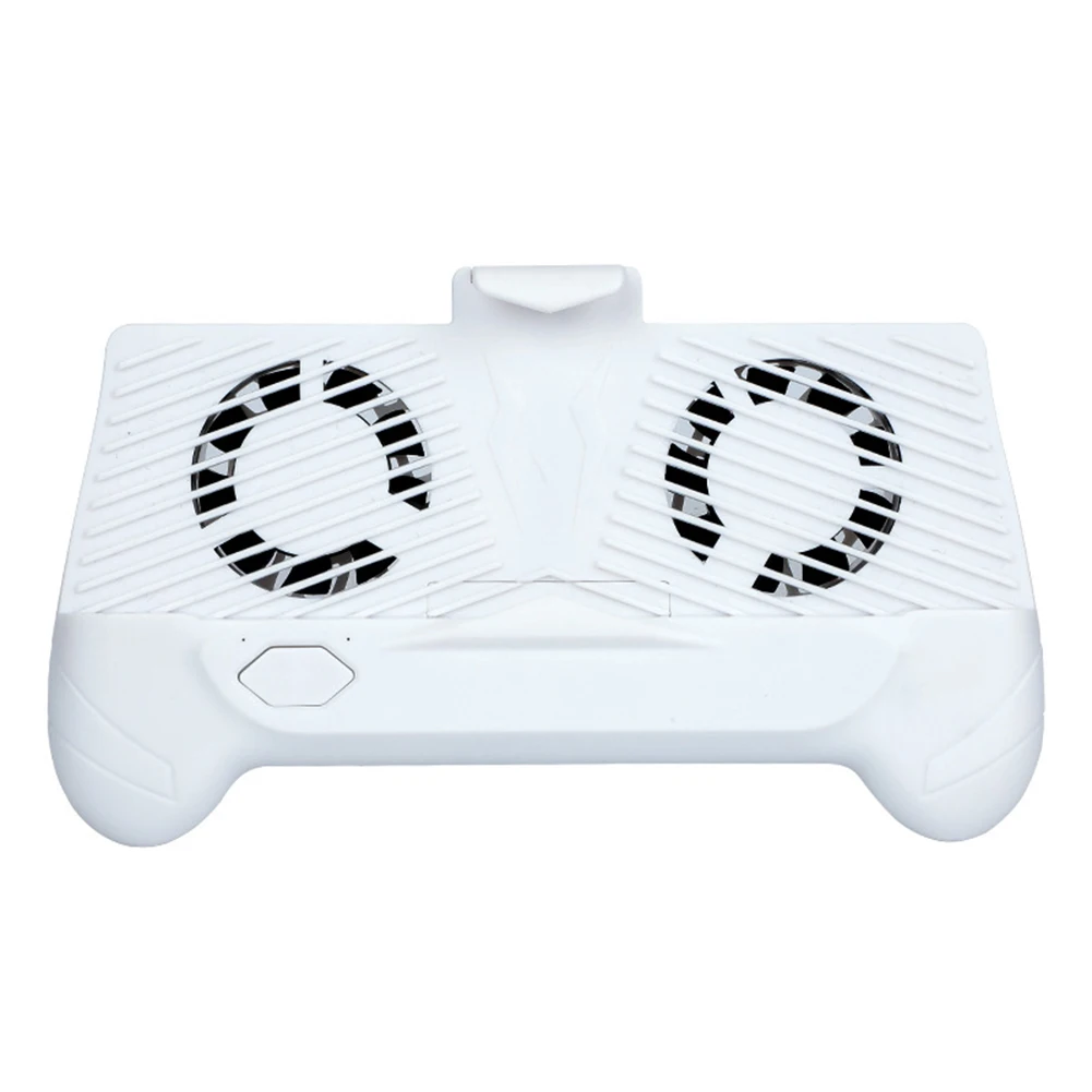 Dual Cooling Fan, Game Cooler para telefones, Acessórios para jogos, Grip