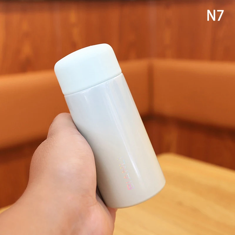 Mini termo de acero inoxidable para niños, taza de bolsillo de 200ml/360ml, termo  de café térmico, botella de agua caliente aislada, regalo - AliExpress