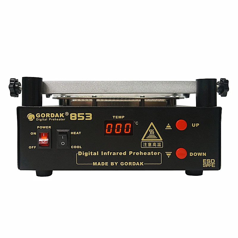 IR Pre-heater Station GORDAK 853 Lead Free Pre-heating Station 230V 605W 120*120mm Heating Size For BGA Repairing Good Quality