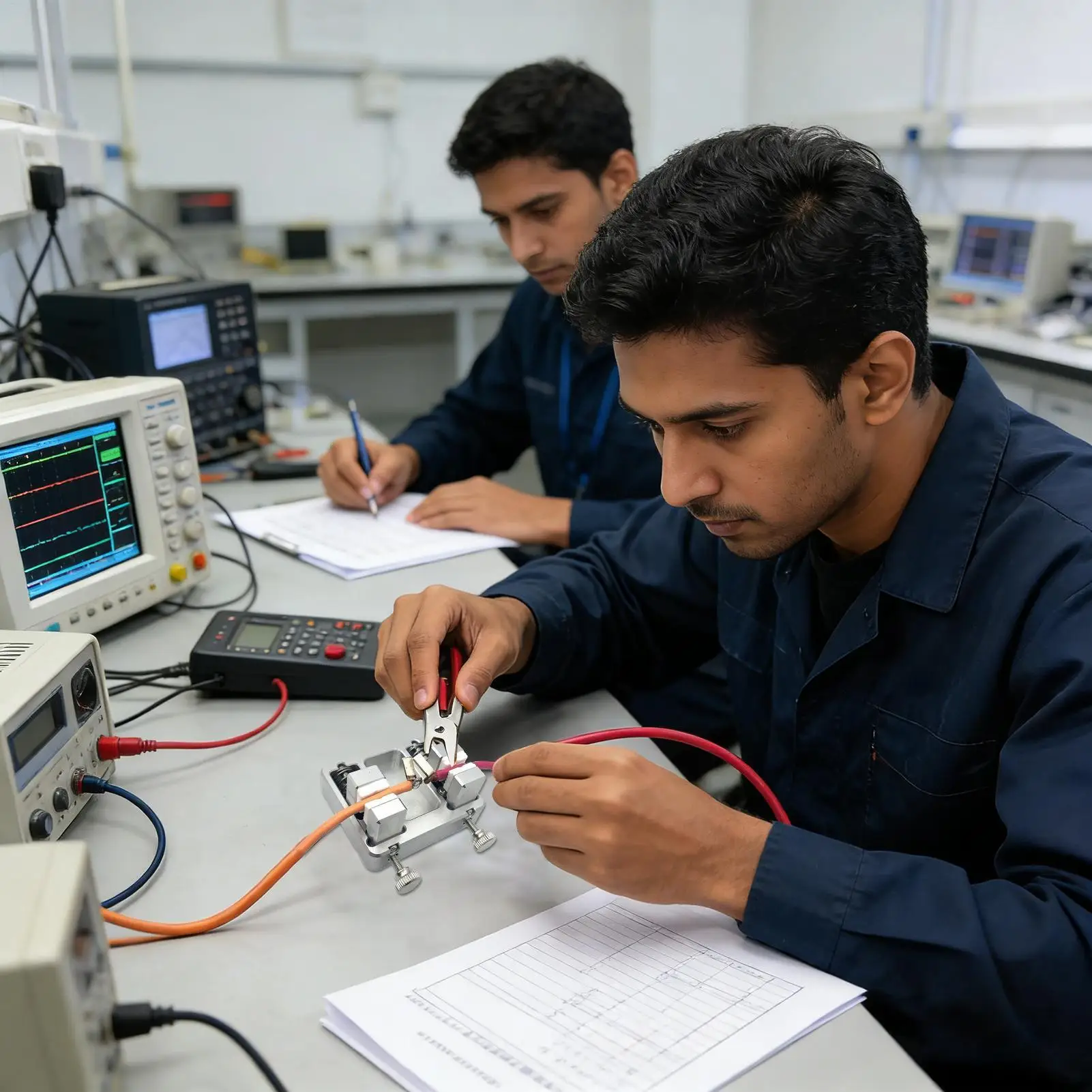 Étau de soudure professionnel en aluminium, support à souder réglable pour PCB avec base lestée et bras flexibles.