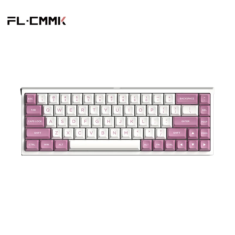 

FL·ESPORTS FL680 Three-Mode Mechanical Keyboard 68 Keys RGB Hot-Swappable 2.4G Wireless Bluetooth Wired Keyboard Support Win/Mac