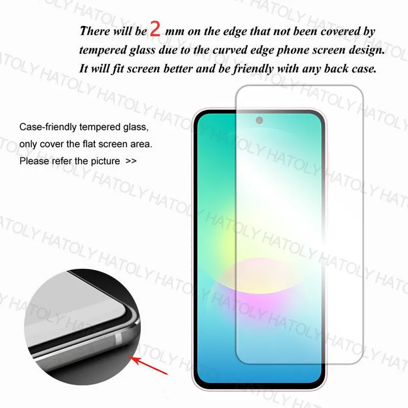Premium Tempered Glass Screen Protector - Full Glue Anti-Scratch Protective Glass (1/2/3-Pack)