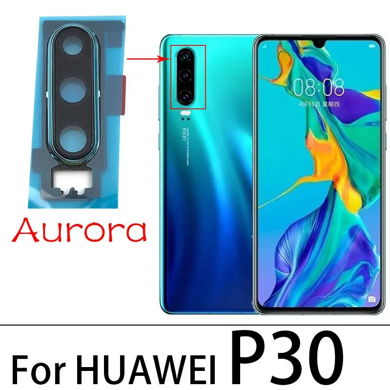 Premium Rear Camera Glass Lens Cover with Frame Holder and Adhesive