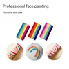 20g Non toxic Rainbow Split Cake Face Paint Body Paint Art Halloween Celebration Water based Face Paint Makeup 2