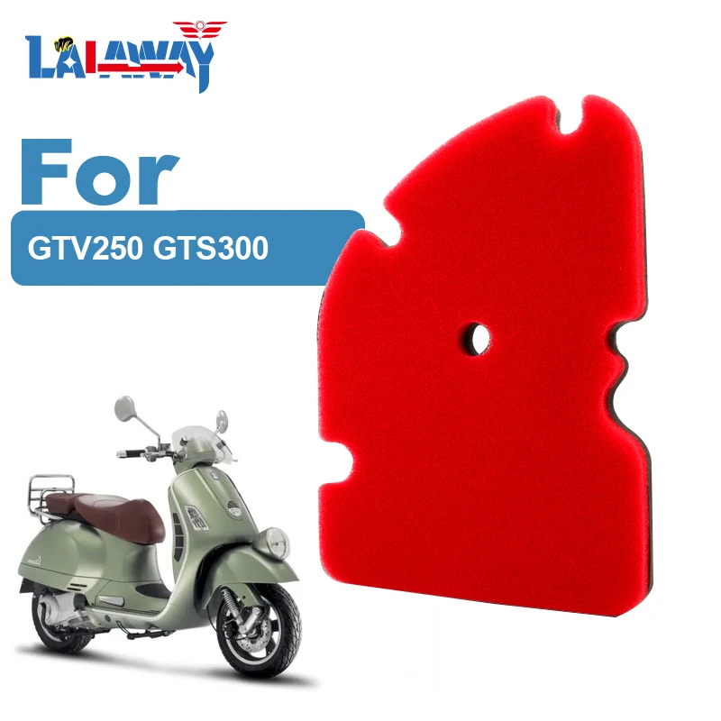 

2 шт., воздушный фильтр для мотоцикла Piaggio Vespa GTV250 GTS300