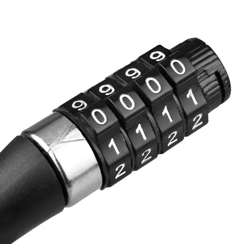 Mountain bike frame lock Bicycle mini combination lock Durable wire lock Portable helmet lock Bicycle accessories