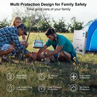 Chauffe-eau au Propane GPL 12L chauffe-eau mural affichage numérique pour famille RV Camping chauffe-eau Portable sans réservoir 2