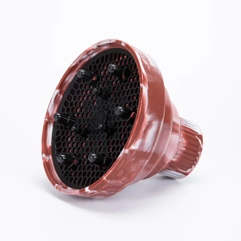 מייבש שיער סיליקון מתקפל WANMEI - מצורף ייבוש שיער אוניברסלי לעיצוב שיער מתולתל ובקרת פריז