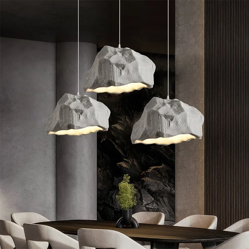

Ceiling Chandeliers Wabi Sabi Pendant Lights Minimalist Bedroom Living Room Lighting Fixtures E27 Dining Room Hanging Lamps