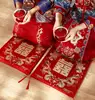 Set of 2 Chinese Wedding Tea Ceremony Red Double Happiness Dragon Phoenix Kneeling Cushion Pad Red Pad Vietnamese 3