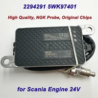 High Quality for NGK Probe 2294291 5WK97401 For Scania Truck Nitrogen Oxygen NOx Sensor 24V 2064769 2247381 2296801 Made In DE 1