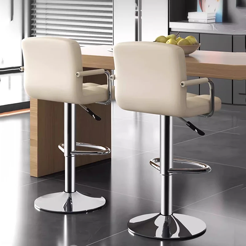 Adjustable Swivel Bar Chair Barstool Square Makeup Artist Mainstays Bar Stool High Table Salon Cadeira Ergonomica Home Furniture
