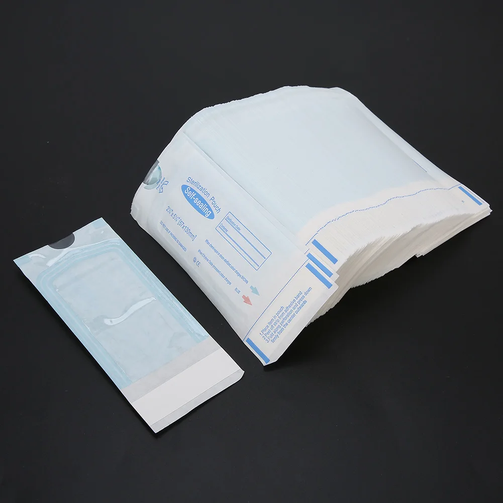 

200pcs/box 57 x 130mm Self-Sealing Pouches Dental Pouches Bags Accessory