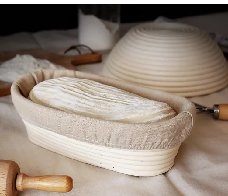 Bread Basket Baking Tool Bread Fermentation Basket Rattan Weaving Handmade Storage Fermentation Bowl