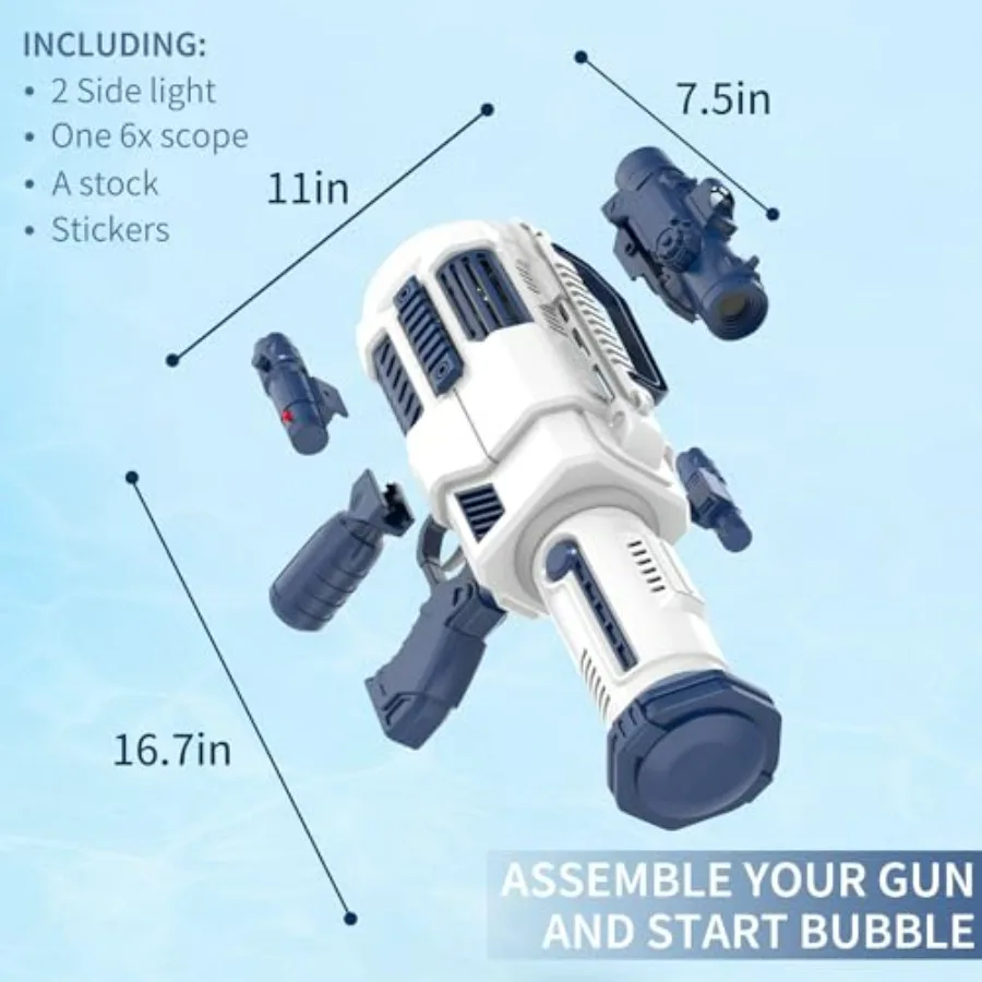 Kids Bubble Machine Blaster 2