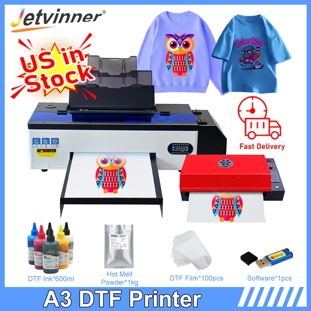 A3 DTF Printer For Epson R1390 Directly Heat Transfer Print For Hoodies  Textile Fabric DTF Printer Tshirt Printer Machine A3 - AliExpress